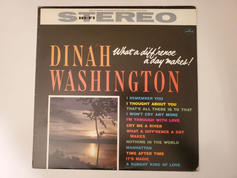 Dinah Washington What a Diff'rence a Day Makes! vinyl record